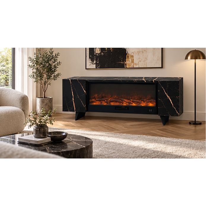 GRES 108 furniture with fireplace electric