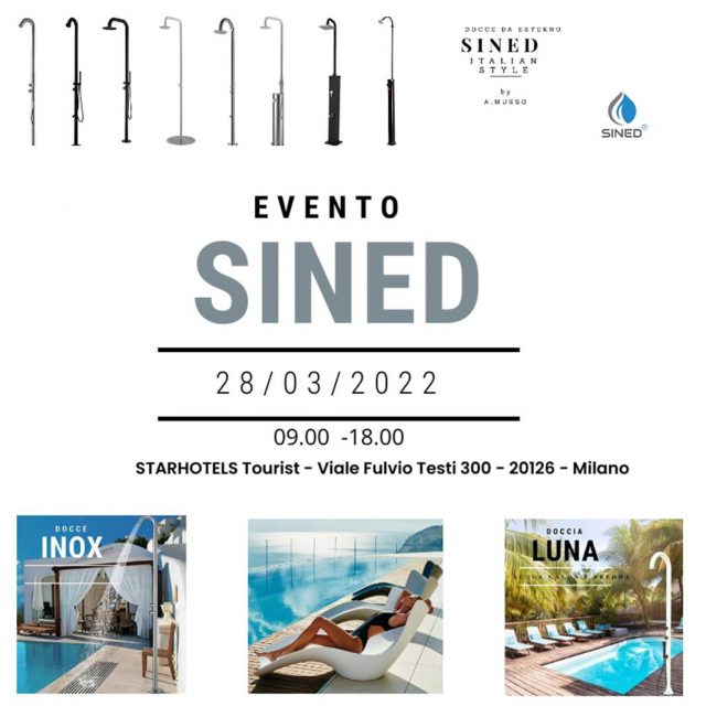 Evento di lancio della gamma di prodotti SINED 2022 il 28 marzo a Milano